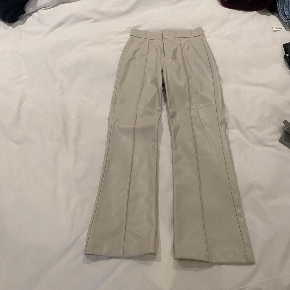 Zara leather pants